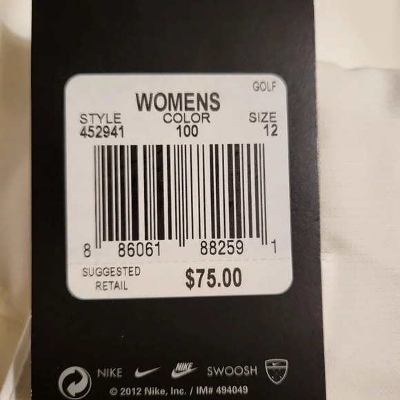 Nike Golf Performance Dri-Fit Skirt Wmns Sz 12 452941 NWT #002 - Picture 10 of 11